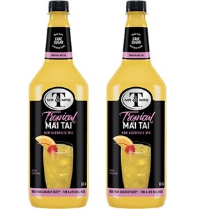 Mr & Mrs T Mai Tai Mix, 1L Bottle, 2 Pack – Premium Cocktail Mixer, Ready to Use - 1 of 4
