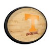 College Basketball Hardwood Design Oval Slimline Lighted Wall Sign - 3 of 4