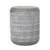 Maggift Patio End Tables Accent Side End Table for Outdoor and Indoor, Garden, Backyard Use, Special Design, Gray, 15.5"*15.5"*18.5" - 2 of 4