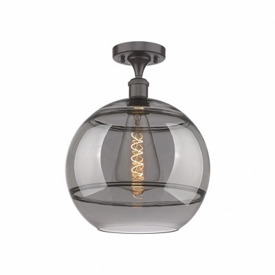 Rochester - 1 Light Semi-Flush Mount In Industrial Style-14.63 Inches Tall and 12 Inches Wide