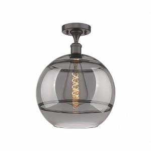 Rochester - 1 Light Semi-Flush Mount In Industrial Style-14.63 Inches Tall and 12 Inches Wide - 1 of 1