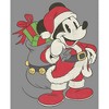 Women's Mickey & Friends Santa Mouse Racerback Tank Top - 2 of 4