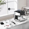 Kismile Espresso Machine with Grinder, 20 Bar Expresso Coffee Machines with Milk Frother Steam Wand, Cappuccino & Latte Machine for Home - 3 of 4