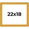 PosterPalooza | 22x18 Bamboo Picture Frame, UV Acrylic, 4 Finishes - Brown, Black, Gold, and Natural - 2 of 4
