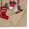 Saro Lifestyle Stockings Runner, Natural, 16" x 70" - 2 of 3