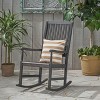 Gulches Outdoor Arcadia Rocking Chair, Crafted from Durable Acacia Wood, Natural Finish for Relaxation and Style - 2 of 4