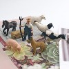 16-Piece Small Farm Animal Barn Playset, Animal Figurines & Cake Topper for Toddlers 1-3 - 2 of 4