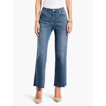 Levi's® Women's High-rise Wedgie Straight Cropped Jeans - Turned