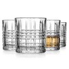 Godinger Silver 6pc Boundary Double Old Fashion Chiller Set: Crystal Drinkware, Hand Wash, Dishwasher-Safe, Includes Ice Mold - 2 of 4