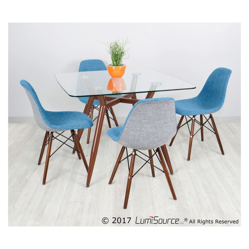 Clara Mid Century Modern Square Dining Table - LumiSource, 6 of 10