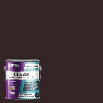 Beyond Paint 1 Gallon Primer, Finisher, Sealer All in One Multi Use Versatile Refinishing Paint, Mocha