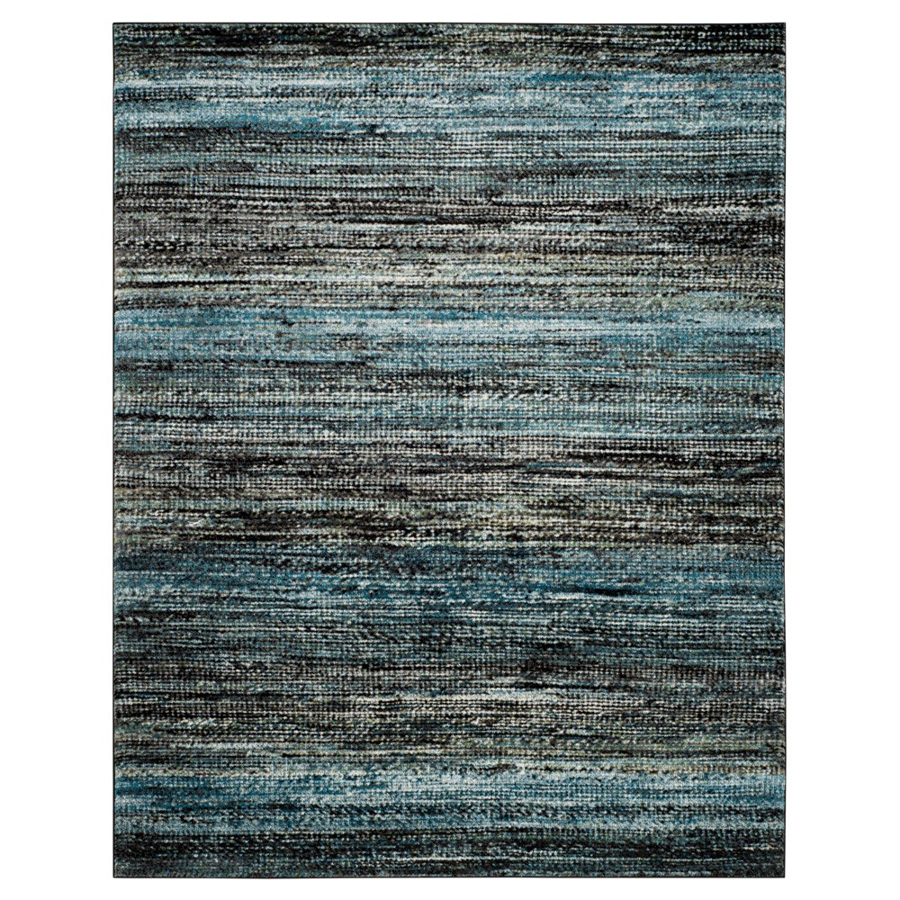 8'x10' Oakdale Rug Charcoal/Blue - Safavieh