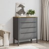 vidaXL Chest of Drawers Hallway Bedroom Furniture Solid Wood Pine - 2 of 4