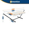 Premium 2-Person Hammock Set with Quick-Lock Steel Stand –Grade Outdoor Lounger for Patio, Camping & Backyard (500lb Capacity + Waterproof Carry Bag) - 3 of 4