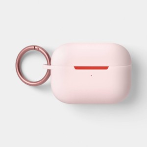 AirPods Pro (1/2 Generation) Silicone Case with Clip - heyday™ Cosmetic Pink - 1 of 3