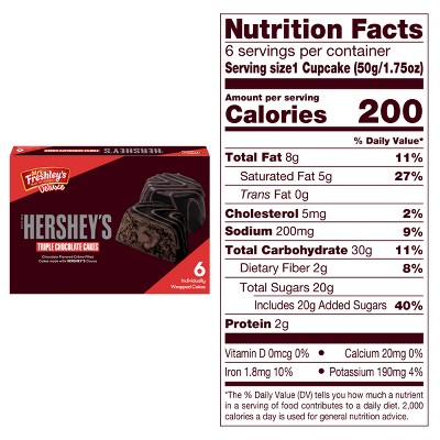 Mrs. Freshley's Deluxe Hershey's Triple Chocolate Cakes - 6ct