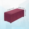 Unique Bargains Polyester Rectangular Stretchy Elastic Stool Cover - 2 of 4