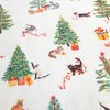 Velvet Plush Fleece Holiday Printed Warm and Cozy Throw Blanket - Great Bay Home - 4 of 4
