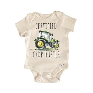 Farmhand Farmer Tractor - Baby Boy Girl Clothes Infant Onesie® Funny Cute Newborn GS1 - 1 of 4