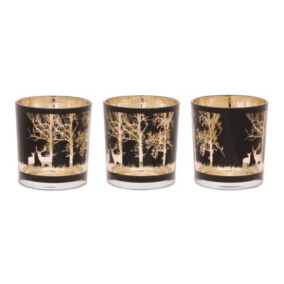 Mossy Oak Deer Votive (Set of 3)
