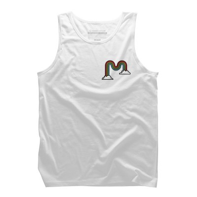 Men's Design By Humans Rainbow By DesignAzalea Tank Top