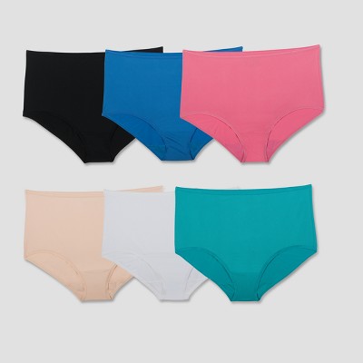 Fruit of the Loom® Women's Microfiber 6pk Briefs - Colors May Vary