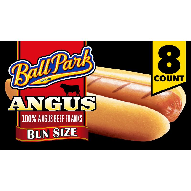 Ball Park Bun Size Angus Beef Franks - 14oz/8ct, 1 of 11