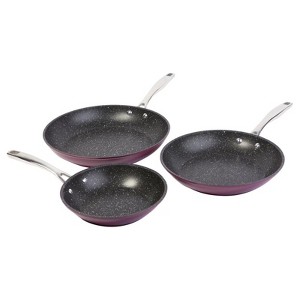 Curtis Stone Dura-Pan+ 3-piece Frypan Set Refurbished - 1 of 3