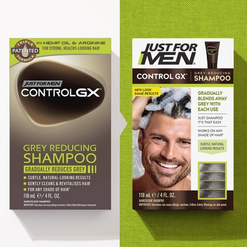 Educación escolar Psicologicamente selva Just For Men Control Gx Shampoo - 4 Fl Oz : Target