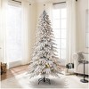 Balsam Hill Tree Classics 7.5FT Snowy Pine Artificial Christmas Tree with Warm White Lights - 3 of 4