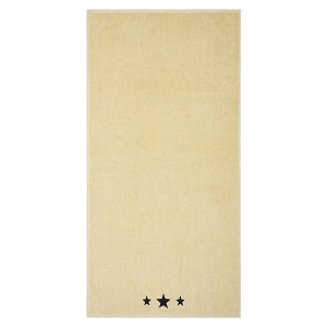 Black Stars Creme Bath Towel Set of 2 27x54  VHC Brands - 1 of 4