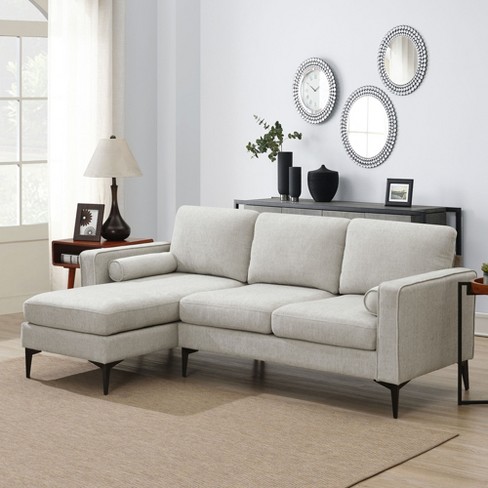 Magnolia Sectional Sofa With Pillows - Novogratz : Target