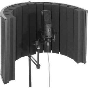 Pyle Microphone Isolation Shield - Vocal Booth Studio Acoustic Panel with Noise-Absorbing Foam - PSMRS09 - 1 of 4