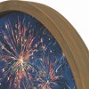 Creative Products Goldens Watching Fireworks 20x20 Round Framed Print - 3 of 4