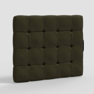 Twin Ryan Tufted Stick-on-the-Wall Dorm Headboard - Threshold™ - 1 of 4
