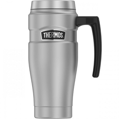 Thermos 18 Oz. Alta Stainless Steel Tumbler - Matte Steel/espresso Black :  Target