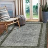 Modern Geometric Area Rug, Machine Washable, Textured Line Pattern, Fold-Able Rug, High-End Versatile Design - 4 of 4