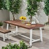 Gulches Patio Dining Tables - Modern Outdoor Dining Table with Sleek Design for 8 - 4 of 4