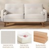 64" Loveseat Sofa, Mid Century Modern Couch Comfy Love Seat Couches for Living Room - 4 of 4