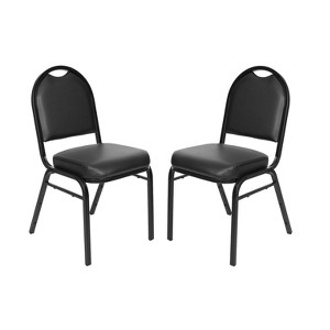 2pk Premium Vinyl Upholstered Stack Chair - Hampden Furnishings - 1 of 4