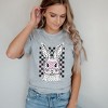 Simply Sage Market Women's Spotted Bunny With Glassess Short Sleeve Graphic Tee - 2 of 3