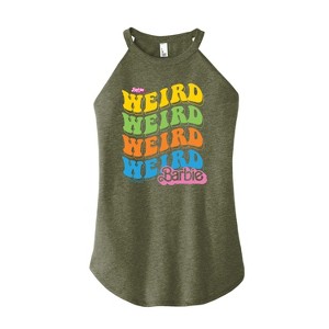 Women's - Barbie - Weird Stack Graphic High Neck Tank - 1 of 3