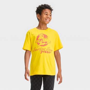 Boys' Surfer Pizza Short Sleeve Graphic T-Shirt - art class™ Yellow