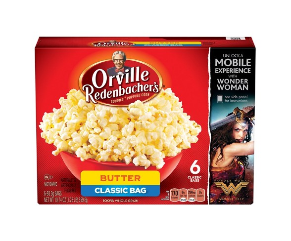 Orville Redenbacher's Butter Popcorn 6ct / 19.74oz