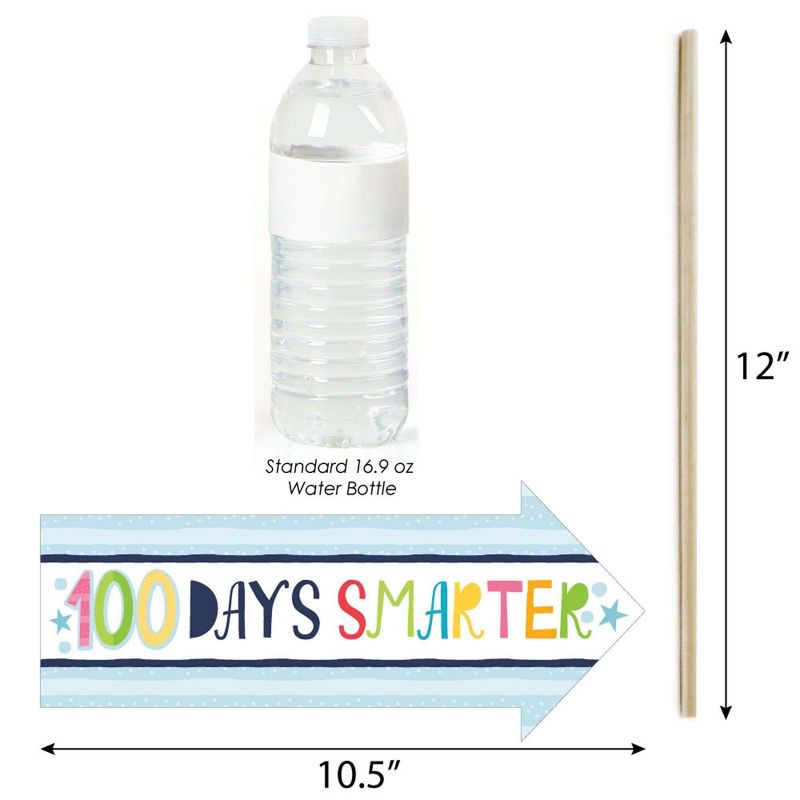 Big Dot of Happiness Funny Happy 100th Day of School - 100 Days Party Photo Booth Props Kit - 10 Piece, 3 of 6