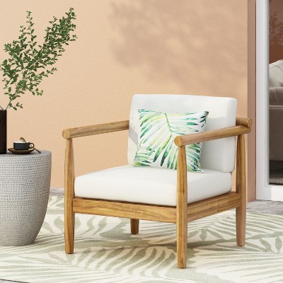 Infurnic Patio Accent Chairs with Fixed Armrests, Upholstered, Ergonomic Design for Lawns, Gardens and Porches, Green, 28.25" * 28" * 32.75"