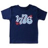 The Juniper Shop Patriotic 1776 Checkered Toddler Short Sleeve Tee - 2 of 4