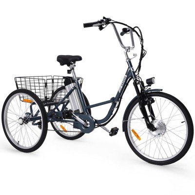 Electric Trike for Adults,  3 Wheel Motorized Bicycle ,36V 10Ah Removable Battery, Extra Large Basket