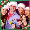 100 Pieces Christmas Cocktail Picks Cute Disposable Bamboo Decorative Toothpicks Santa Claus Gingerbread Man Tree Pattern Fruits Appetizer Skewers - 4 of 4