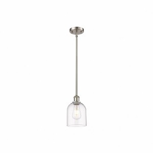 Bella - 1 Light Stem Hung Mini Pendant In Industrial Style-9.5 Inches Tall and 5.5 Inches Wide - 1 of 1